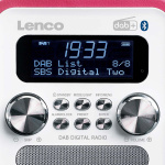 Lenco Bärbar DAB+ FM-radio med Bluetooth® och AUX-ingång, uppladdningsbart batteri Vit Lenco Bärbar DAB+ FM-radio med Bluetooth® och AUX-ingång, uppladdningsbart batteri Vit