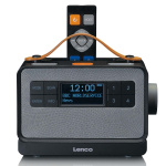 Lenco Bärbar FM/DAB+ radio med stora knappar och 