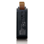 Lenco Bärbar DAB+/ FM-radio med Bluetooth® Bamboo Black Lenco Bärbar DAB+/ FM-radio med Bluetooth® Bamboo Black