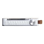 Lenco Bärbar DAB+/ FM-radio med Bluetooth® Bamboo White Lenco Bärbar DAB+/ FM-radio med Bluetooth® Bamboo White