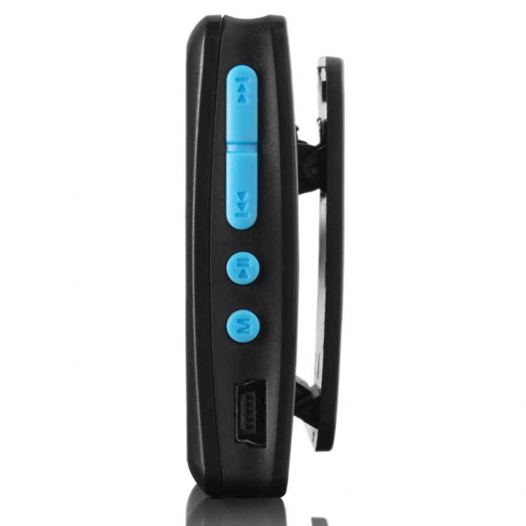 Lenco MP3/4-spelare med stegräknare 4GB Blå