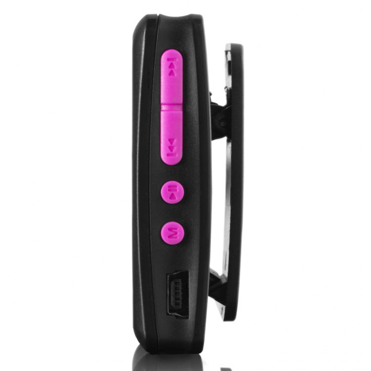 Lenco MP3/4-spelare med stegräknare 4GB Rosa Lenco MP3/4-spelare med stegräknare 4GB Rosa