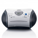 Lenco Bärbar CD-spelare med FM-radio och Bluetooth® Vit / Svart Lenco Bärbar CD-spelare med FM-radio och Bluetooth® Vit / Svart