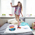 Lenco Bärbar FM-radio och CD/USB-spelare Flerfärgad