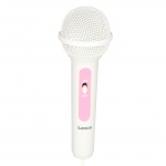 Lenco Bärbar FM-radio CD/MP3/USB Mikrofon och ljuseffekter Rosa