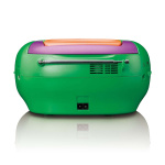 Lenco Bärbar DAB+/FM-radio med Bluetooth®, CD-spelare och stor LCD-färgdisplay Glada färger för barn