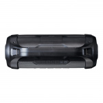 Lenco Stänksäker Bluetooth®-högtalare med FM-radio, USB, SD och partybelysning Svart Lenco Stänksäker Bluetooth®-högtalare med FM-radio, USB, SD och partybelysning Svart