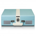 Lenco Skivspelare med Bluetooth®-mottagning och inbyggda högtalare Blå / Vit Lenco Skivspelare med Bluetooth®-mottagning och inbyggda högtalare Blå / Vit