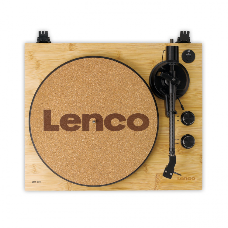 Lenco Slipmat för skivspelare tillverkad av kork