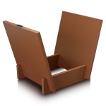 Lenco Organiserare för upp till 40 poster Brun