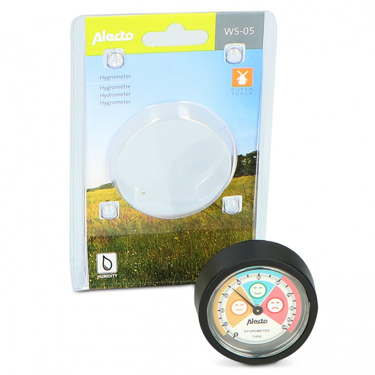 Alecto Analog hygrometer Svart