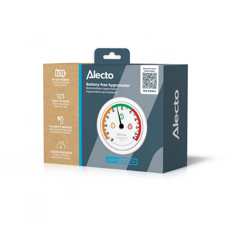 Alecto Analog hygrometer Svart
