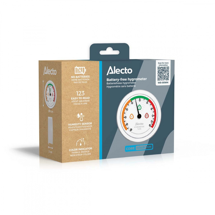 Alecto Analog hygrometer Svart