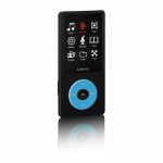 Lenco MP3/MP4-spelare med Bluetooth® och 8 GB internminne Blå Lenco MP3/MP4-spelare med Bluetooth® och 8 GB internminne Blå