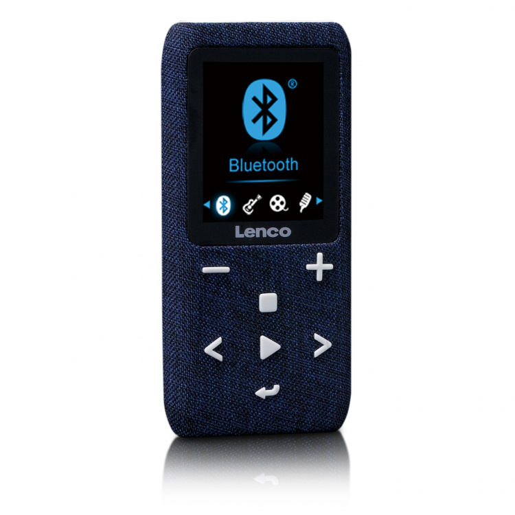 Lenco MP3/MP4-spelare med Bluetooth® 8 GB Micro SD-kort Blå