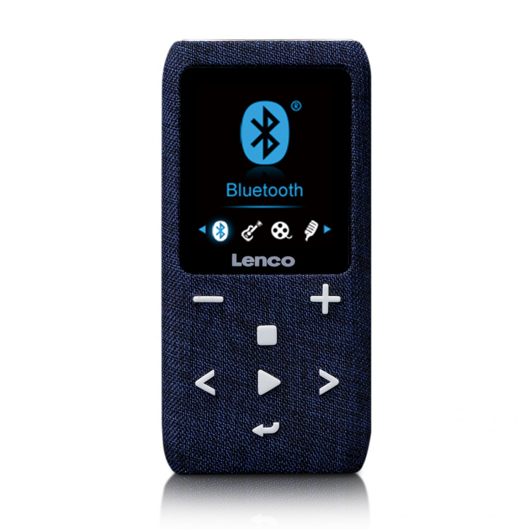 Lenco MP3/MP4-spelare med Bluetooth® 8 GB Micro SD-kort Blå