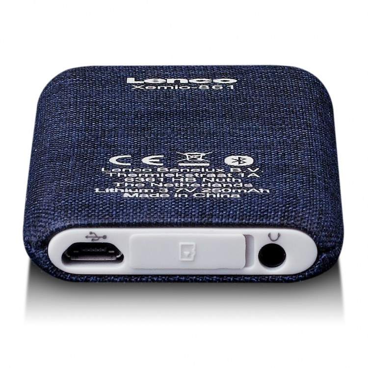 Lenco MP3/MP4-spelare med Bluetooth® 8 GB Micro SD-kort Blå