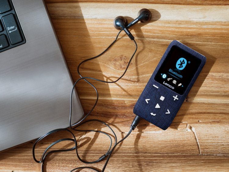 Lenco MP3/MP4-spelare med Bluetooth® 8 GB Micro SD-kort Blå
