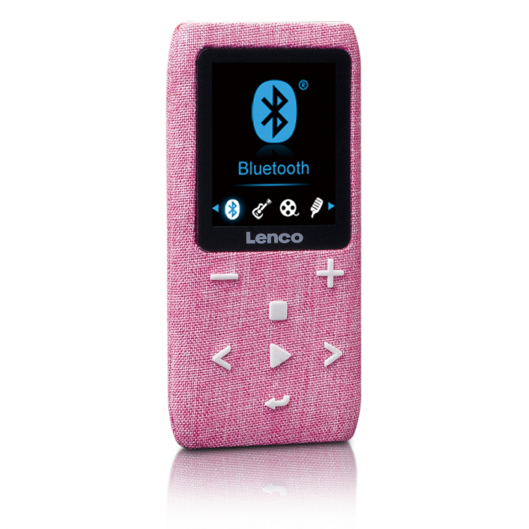 Lenco MP3/MP4-spelare med Bluetooth® 8 GB Micro SD-kort Rosa Lenco MP3/MP4-spelare med Bluetooth® 8 GB Micro SD-kort Rosa