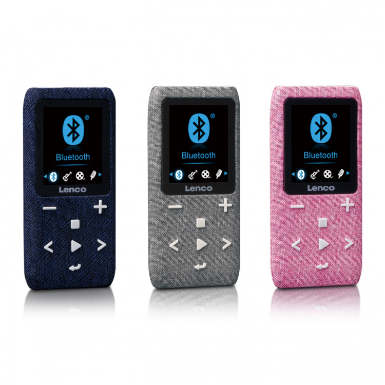 Lenco MP3/MP4-spelare med Bluetooth® 8 GB Micro SD-kort Rosa Lenco MP3/MP4-spelare med Bluetooth® 8 GB Micro SD-kort Rosa