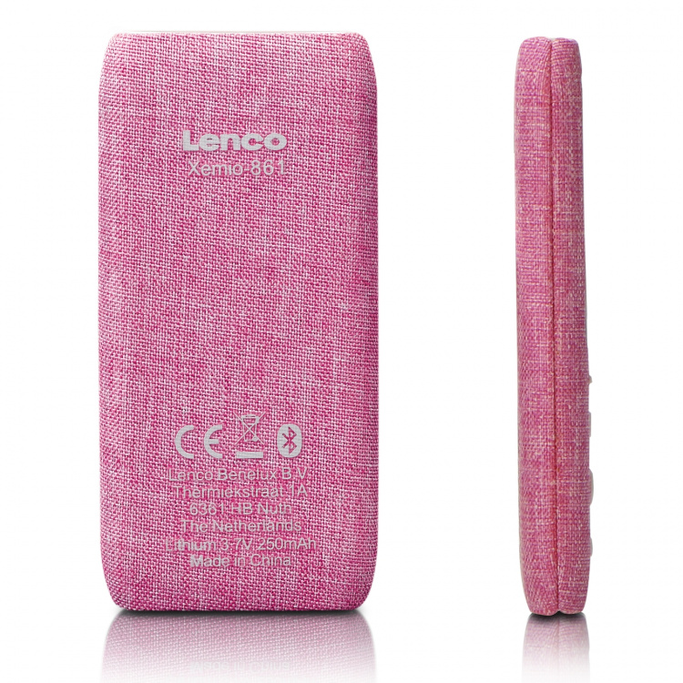 Lenco MP3/MP4-spelare med Bluetooth® 8 GB Micro SD-kort Rosa Lenco MP3/MP4-spelare med Bluetooth® 8 GB Micro SD-kort Rosa