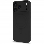Celly Cromomag Soft rubber case MagSafe-kompatibelt iPhone 17 Pro Max Svart
