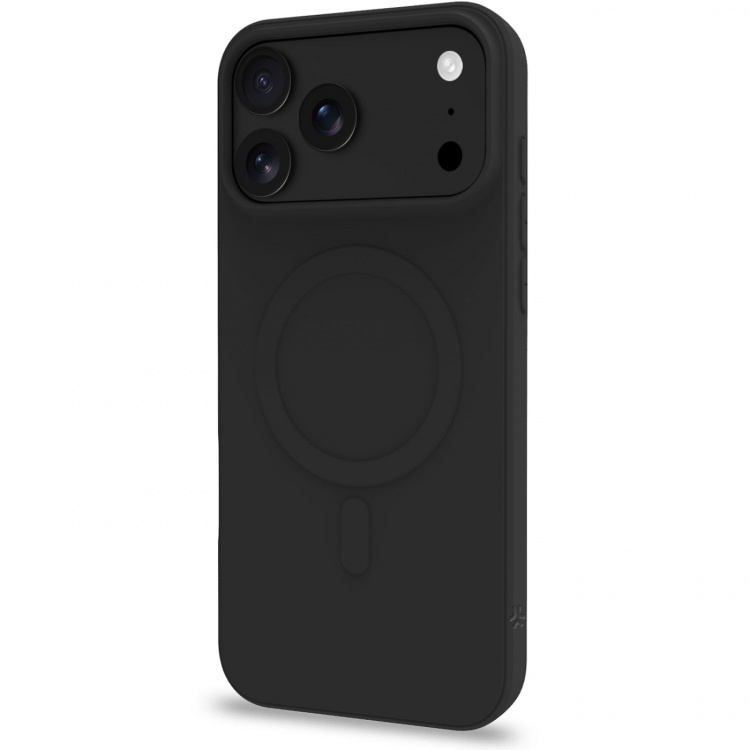 Celly Cromomag Soft rubber case MagSafe-kompatibelt iPhone 17 Pro Max Svart