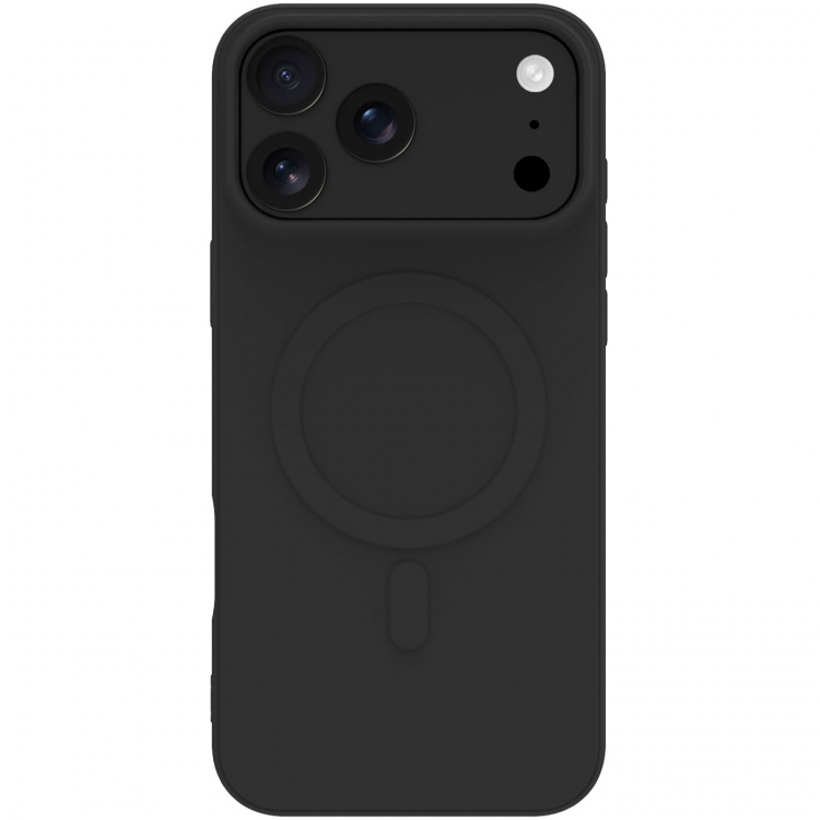 Celly Cromomag Soft rubber case MagSafe-kompatibelt iPhone 17 Pro Max Svart