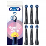Oral B Borsthuvud iO Gentle Care Black 6st