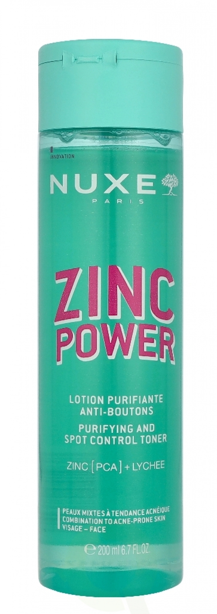 Nuxe Zinc Power Control Lotion Combination To Acne-Prone Skin 200 ml