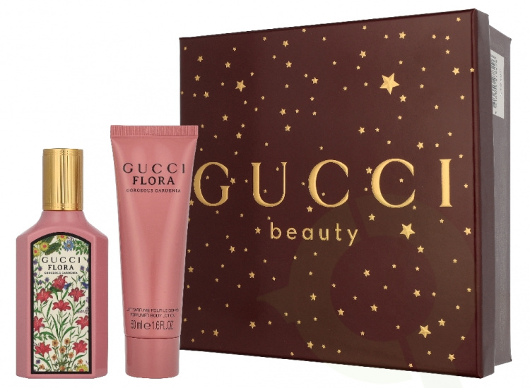 Gucci Flora Gorgeous Gardenia Giftset 100 ml Edp Spray 50ml/Body Lotion 50ml