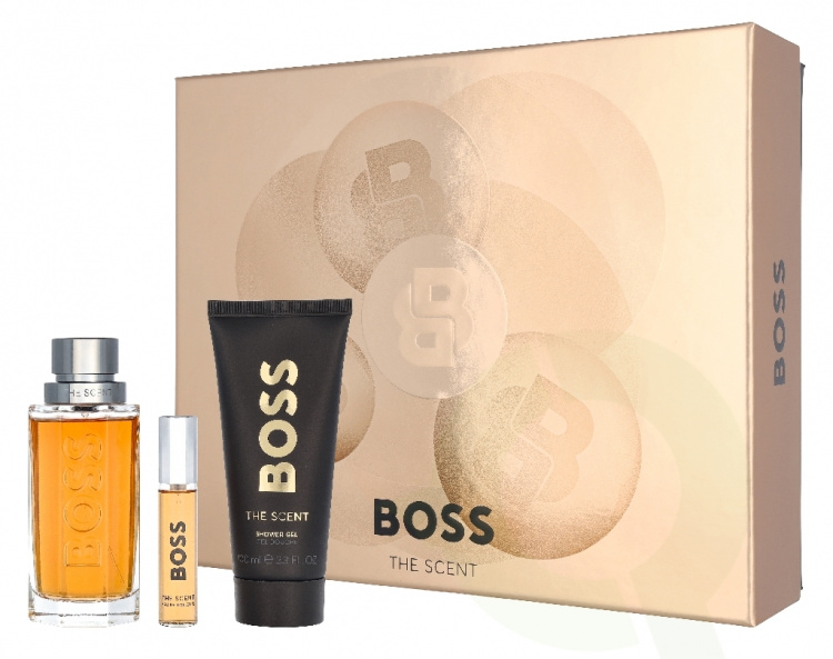 Hugo Boss The Scent Him Set 210 ml Edt Spray 100ml/Shower Gel 100ml/Edt Spray 10ml