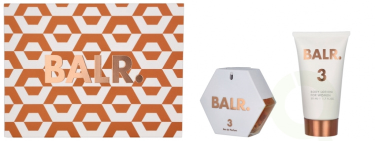 Balr. 3 FOR WOMEN Giftset 80 ml Holidays 2023-2024 -Edp Spray 30ml/Body Lotion 50ml