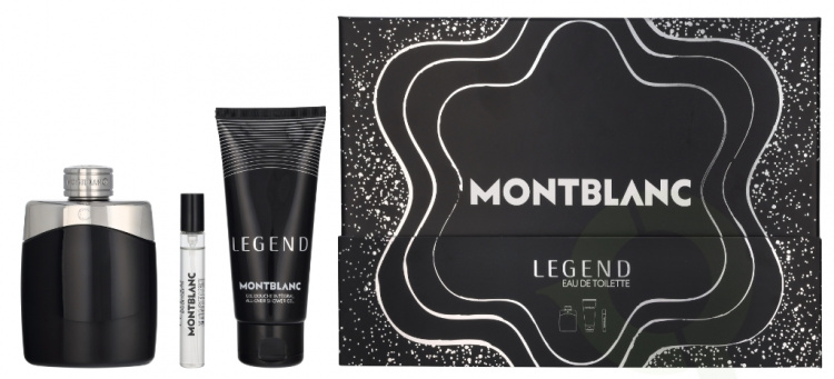 Mont Blanc Legend Pour Homme Giftset 207.5 ml Edt Spray 100ml/Edt Spray 7.5ml/Shower Gel 100ml