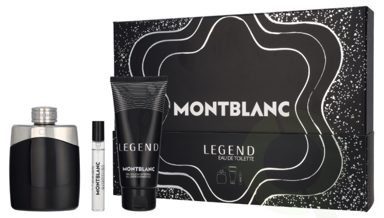 Mont Blanc Legend Pour Homme Giftset 207.5 ml Edt Spray 100ml/Edt Spray 7.5ml/Shower Gel 100ml