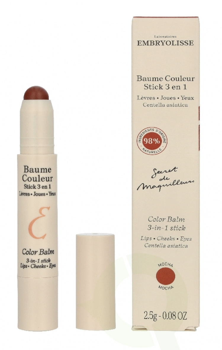 Embryolisse Color Balm 3-In-1 Stick 2.5 g Mocha