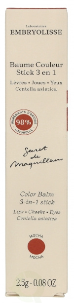 Embryolisse Color Balm 3-In-1 Stick 2.5 g Mocha