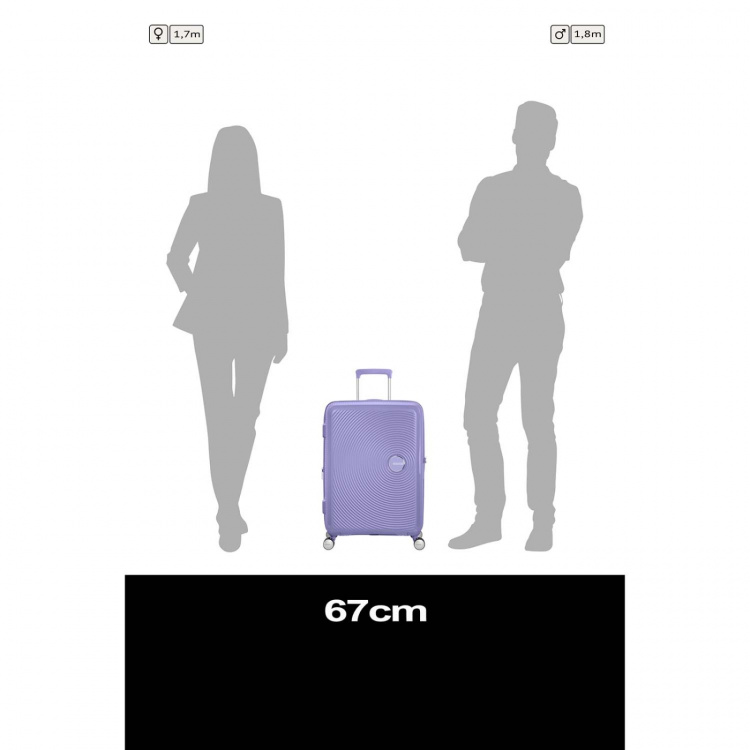 American Tourister Resväska Soundbox 67 Exp. Medium Lavender
