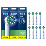 Oral B Borsthuvud Cross Action 3+3+3st