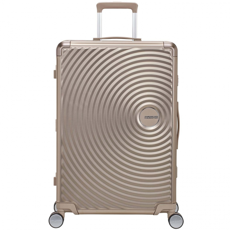 American Tourister Resväska Soundbox Aluminium 77 Large Bronze