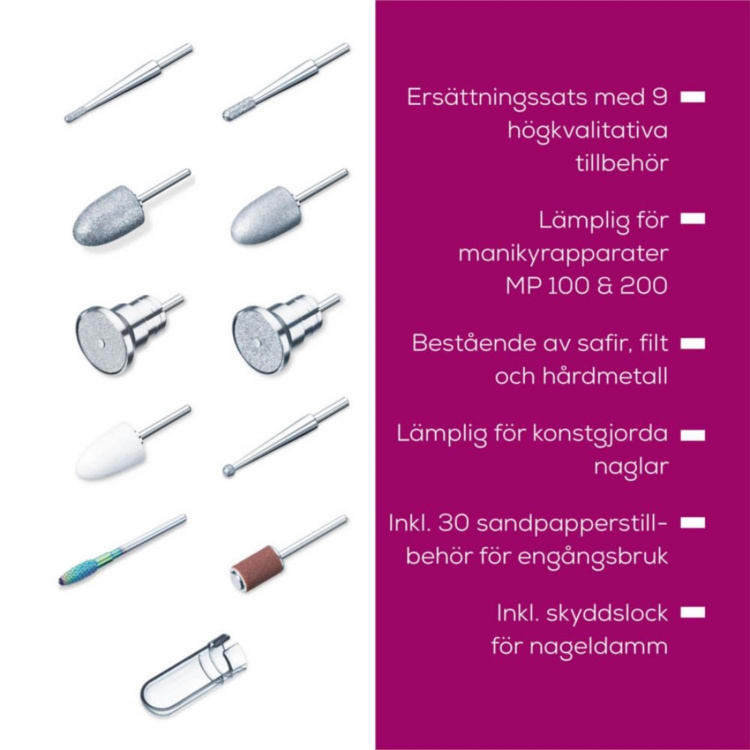 Beurer Manikyr- och Pedikyrstation StudioNails Pro – 3-i-1 MP 200