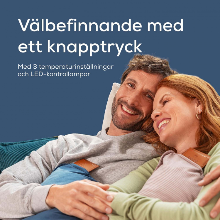 Beurer Värmekudde HK 77 Sladdlös komfort Obsidian-Blue