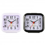 4Living Väckarklocka 8x3x7,5cm 1XAA 1,5V Svart/Vit 5+5 Pack