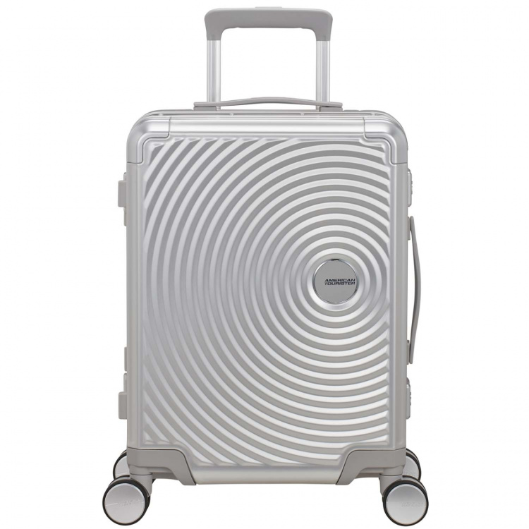 American Tourister Kabinväska Soundbox Aluminium 55 Silver