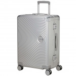 American Tourister Resväska Soundbox Aluminium 68 Medium Silver