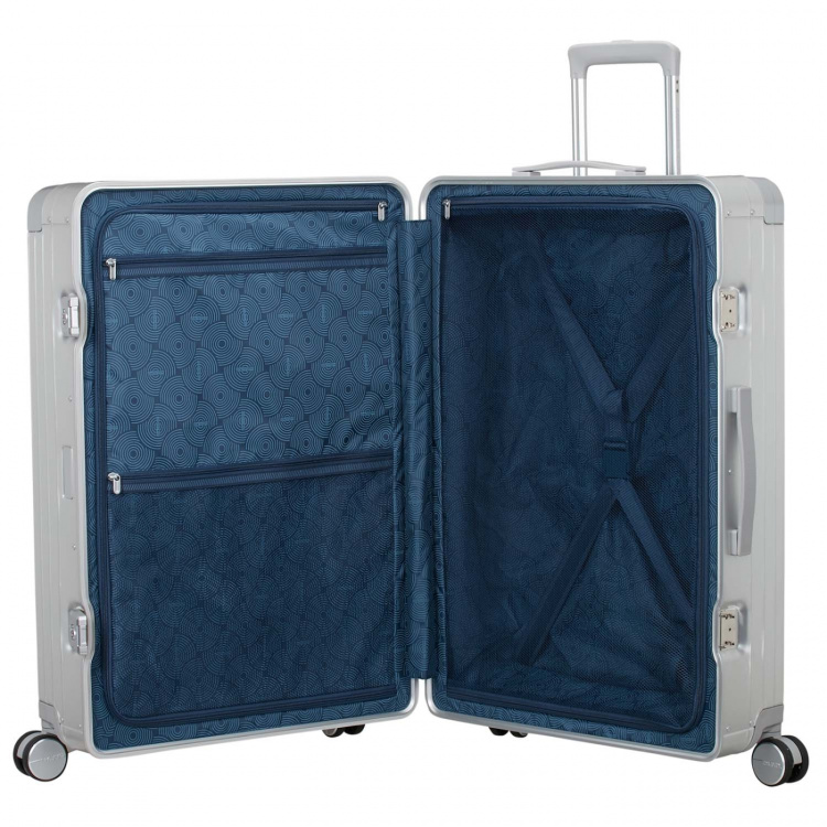 American Tourister Resväska Soundbox Aluminium 77 Large Silver