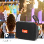 Nedis Bluetooth® Högtalare | 360 min | Handhållen design | 10 W | Mono | Hem / Portable / Utomhus | Orange / Svart