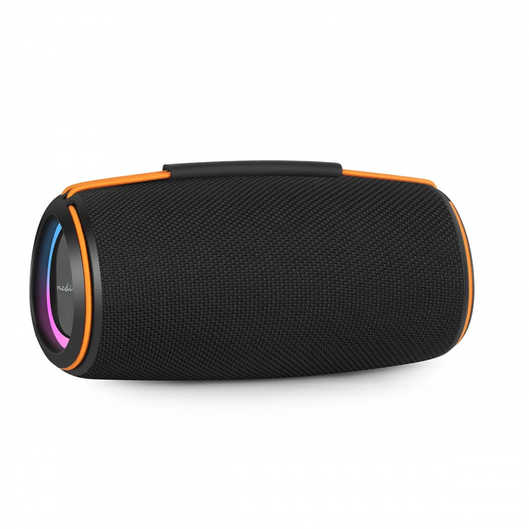 Nedis Bluetooth® Högtalare | 360 min | Handhållen design | 60 W | Stereo | Hem / Portable / Utomhus | Synkroniseringsbar | Orange / Svart