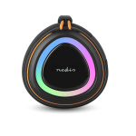 Nedis Bluetooth® Högtalare | 360 min | Handhållen design | 60 W | Stereo | Hem / Portable / Utomhus | Synkroniseringsbar | Orange / Svart