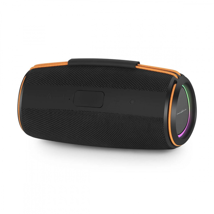 Nedis Bluetooth® Högtalare | 360 min | Handhållen design | 60 W | Stereo | Hem / Portable / Utomhus | Synkroniseringsbar | Orange / Svart